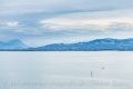 Die deutsche Bodenseeseite mit Blick auf die Alpen