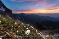Sonnenuntergang in Liechtenstein