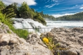 Sonne am Rheinfall