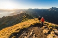 Sonnenaufgangswanderung zur Fleckner Spitze.