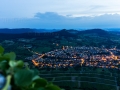 Wanderung auf dem Gustav-Ströhmfeld-Weg am Abend