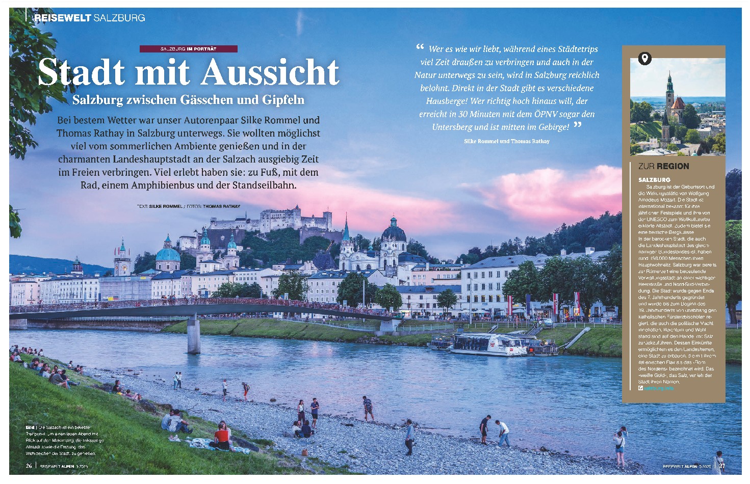 Reisewelt Alpen Magazin - SALZBURG
