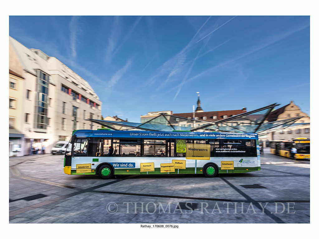 Städtische Motive für den Geschäftsbericht der Stadtwerke Schweinfurt