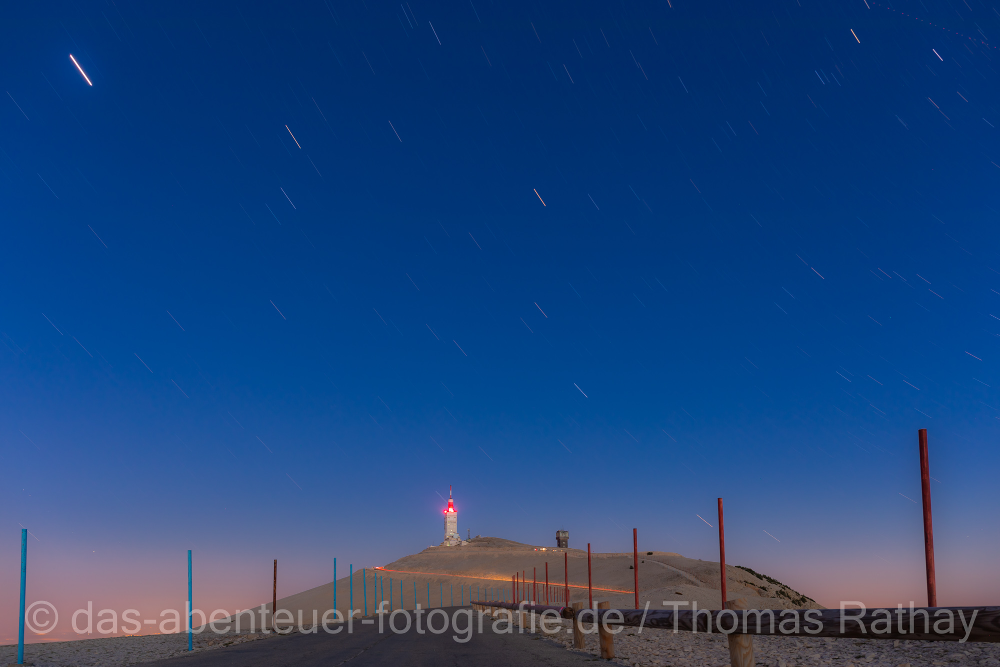 Sternenhimmel über dem Mont Ventoux