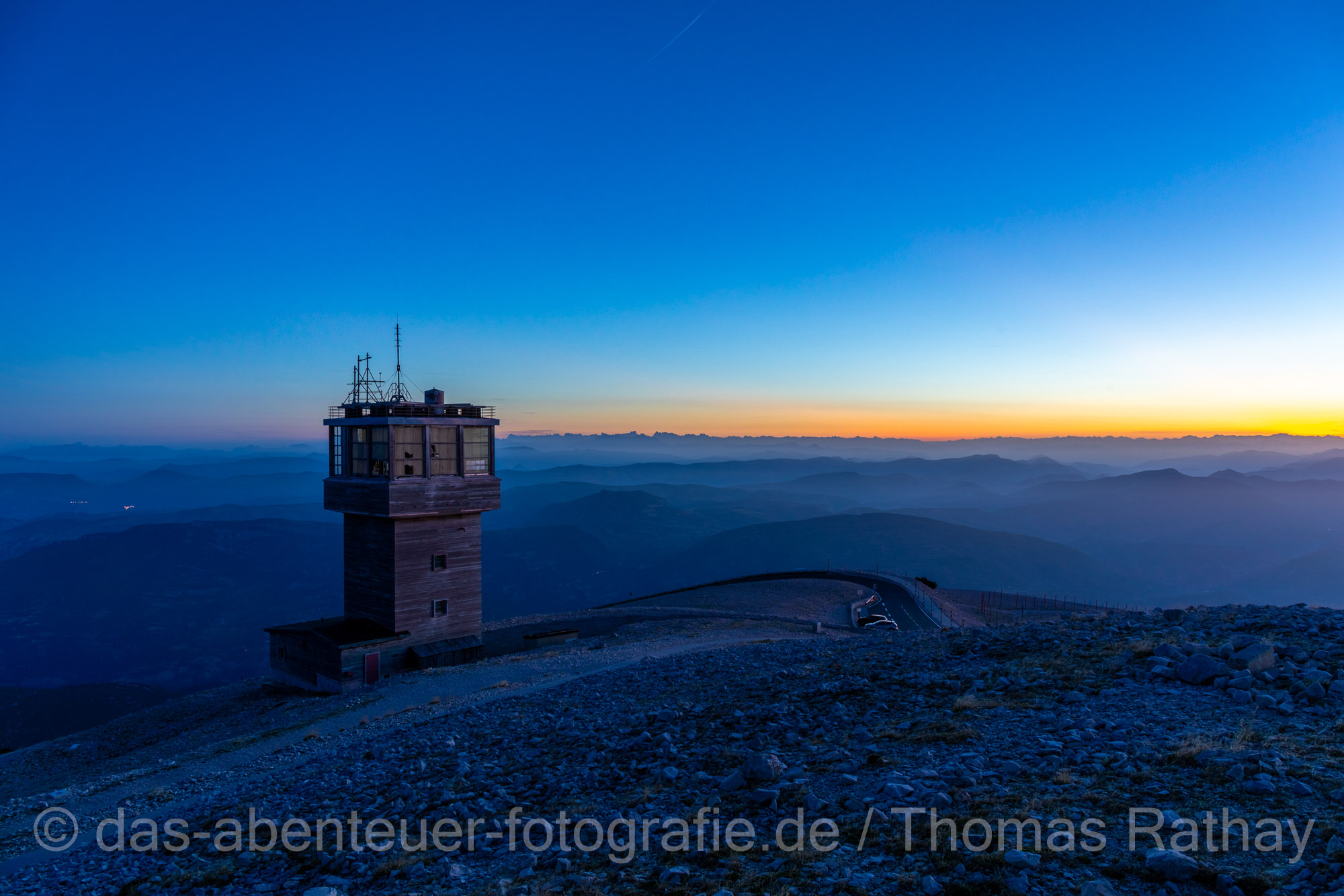 Sonnenaufgang auf dem Mont Ventoux