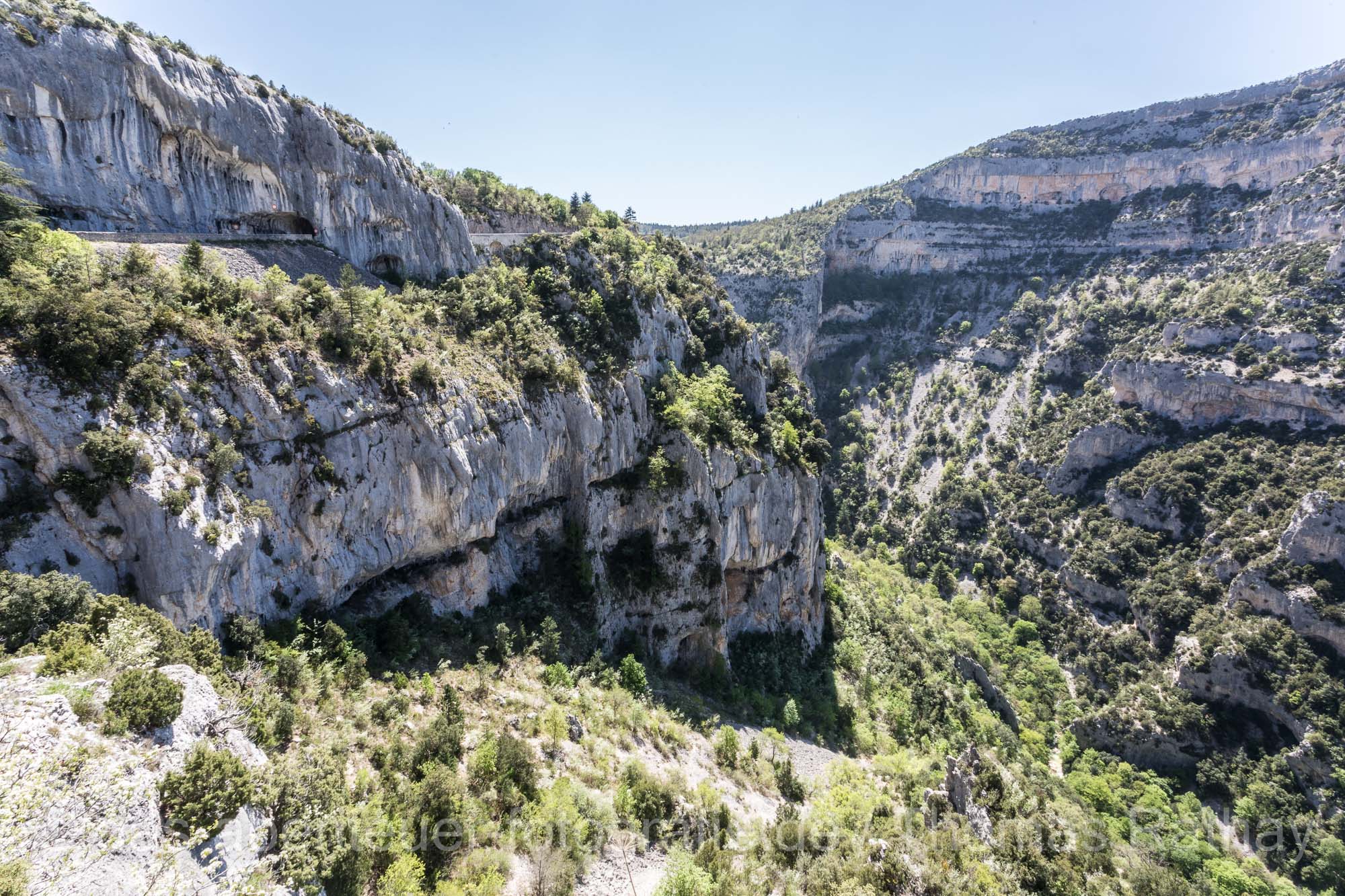 Die Gorges de la Nesque im Vaucluse