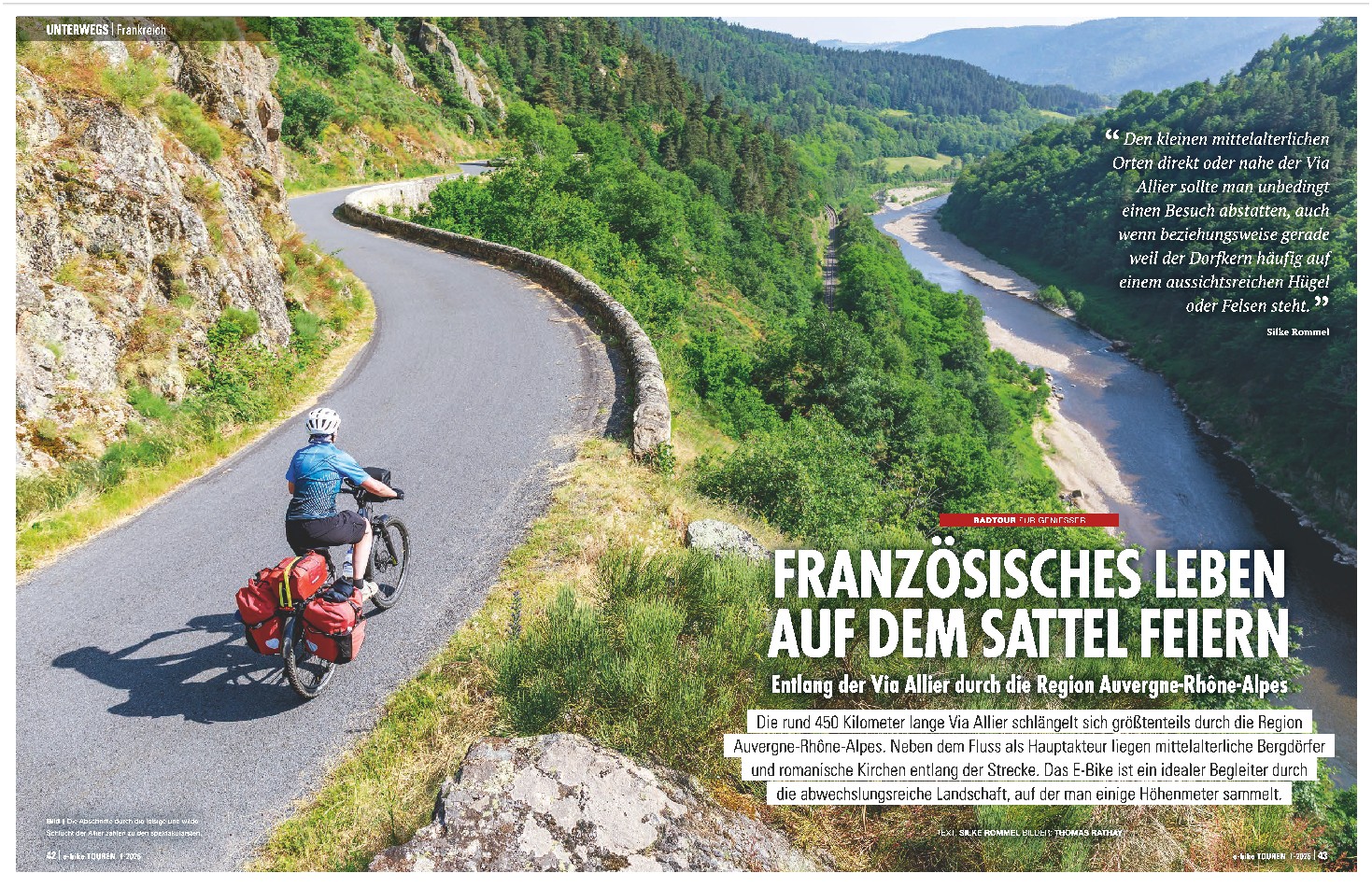 e-Bike Touren Magazin - VIA ALLIER